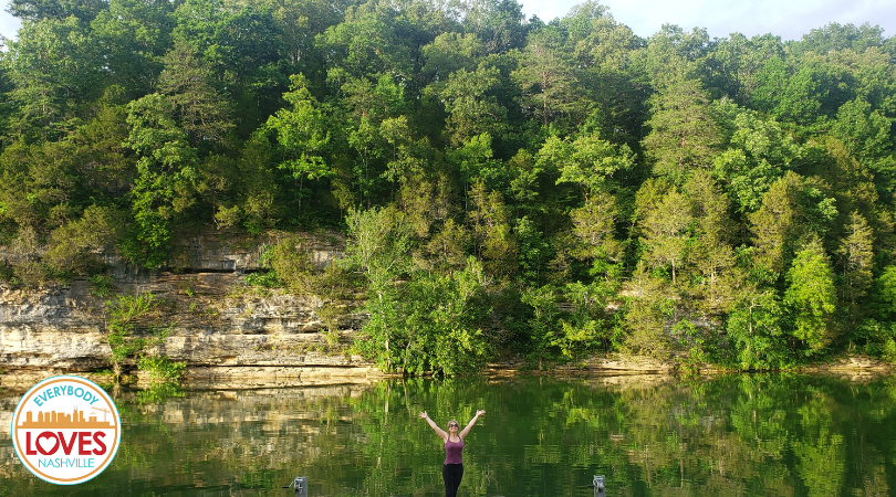 Caney Fork River in Rock Island Tennessee